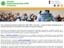 Tablet Screenshot of odksimp.pl